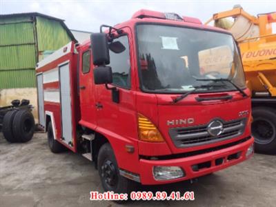 Xe cứu hỏa, chữa cháy 4 khối Hino FC9JETA (3.600l nước + 400l foam)