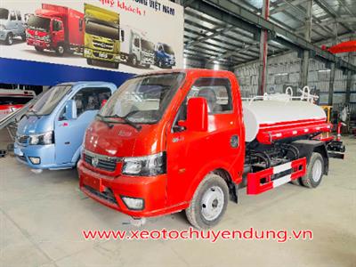 Xe phun nước rửa đường 2 khối Dongfeng