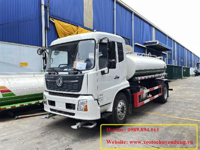 Xe rửa đường tưới cây 9 khối Dongfeng động cơ Cummin B180