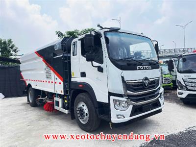 Xe quét rác hút bụi đường đa năng 12 khối Foton